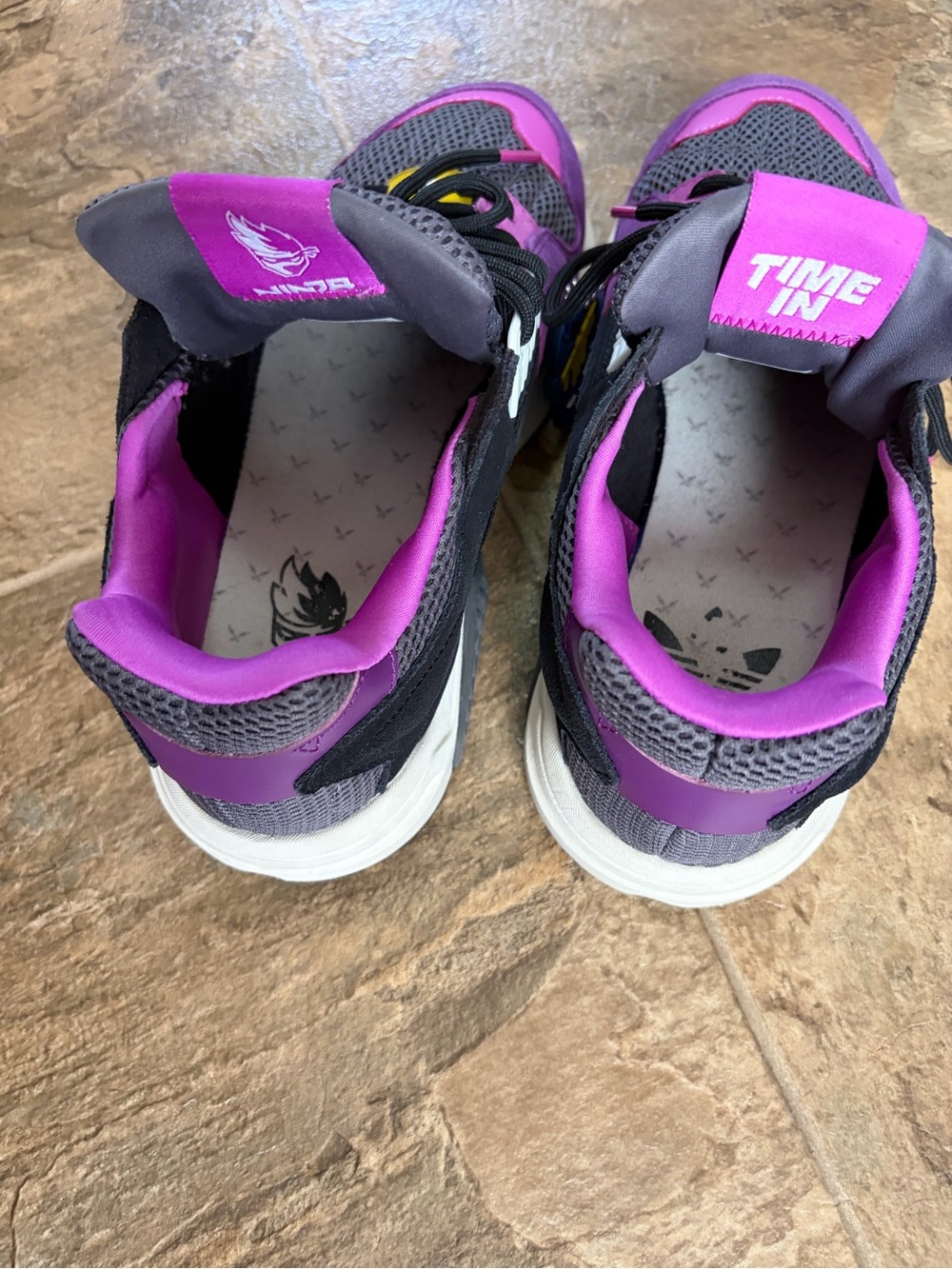 Adidas ZX Torsion Ninja Time In Purple Sneaker Shoes 8.5 Men’s - Picture 6 of 11